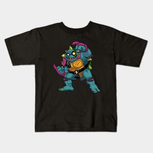 Slash the mutant Snapping turtle villain. Kids T-Shirt